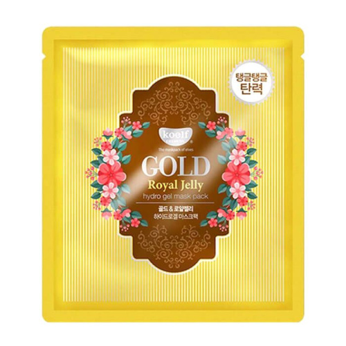 KOELF Набор/Маска для лица гидрогелевая с золотом и маточным молочком GOLD & ROYAL JELLY MASK, 5 шт