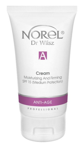 Norel Dr. Wilsz Anti-Age - Moisturizing and firming cream, SPF 15 Увлажняющий и укрепляющий крем с SPF 15 для любого типа кожи