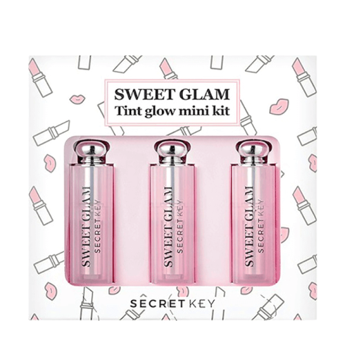 Secret Key Набор мини-тинтов, усиливающих натуральный цвет губ Sweet Glam Tint Glow Mini Kit