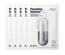 Dr.Jart+ Dermask Ultra Jet Porecting Solution 5Ea Кислородная угольная маска 'капсулы красоты' для очищения и сужения пор, 28 г х 5 шт.