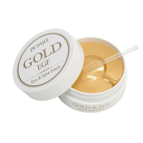 Petitfee Gold & EGF Eye Spot Patch Гидрогелевые патчи для кожи вокруг глаз, 90 шт./45 пар