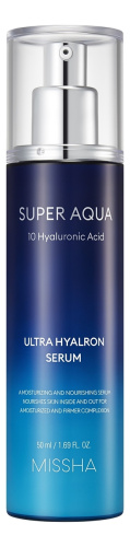 MISSHA Super Aqua Ultra Hyalron Serum Увлажняющая сыворотка, 50 мл