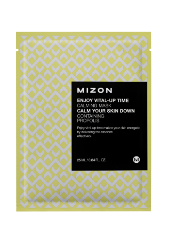 MIZON Успокаивающая тканевая маска для лица Enjoy Vital Up Time Calming Mask