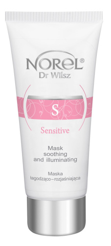 Norel Dr. Wilsz Sensitive- Soothing and illuminating mask Успокаивающая кремовая маска, укрепляющая капиляры, для кожи, склонной к куперозу