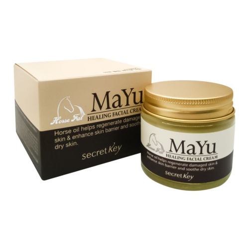 Secret Key Крем для лица с лошадиным жиром MAYU Healing Facial Cream