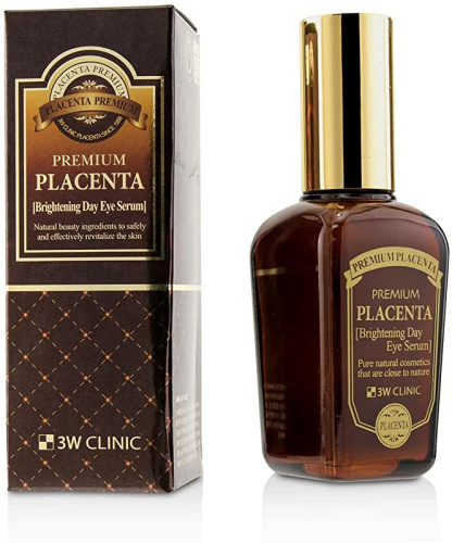 3W Clinic Осветляющая сыворотка для области вокруг глаз Premium Placenta Brightening Day Eye Serum