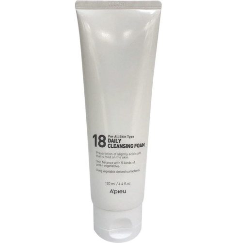 A'PIEU Очищающая пенка для молодой кожи 18 Daily Cleansing Foam