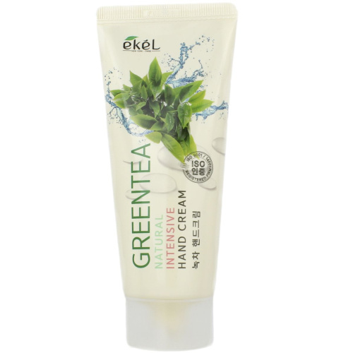 Ekel Natural Intensive Hand Cream Green Tea Крем для рук с экстрактом зеленого чая 100 мл фото 2