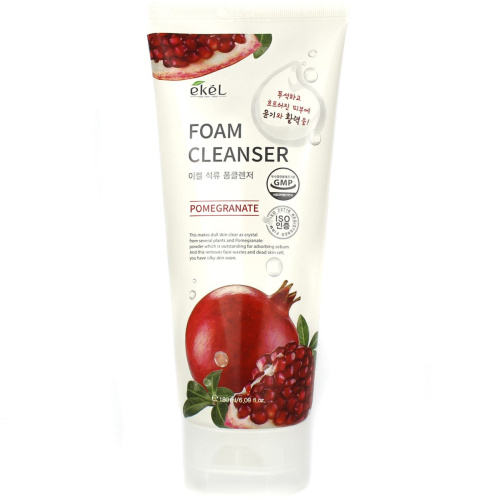 Ekel Foam Cleanser 180 мл Pomegrante Пена для умывания с экстрактом граната фото 2